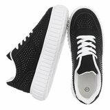 Zwarte lage sneaker Cesina_