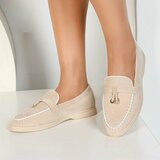 Chaussures basses en daim beige Dulcia_