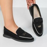 Chaussures basses en daim noir Dulcia_