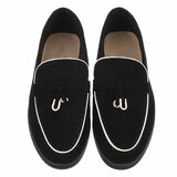 Chaussures basses en daim noir Dulcia_