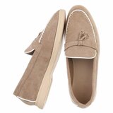 Chaussures basses en daim brun kaki Dulcia_