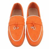 Chaussures basses en daim orange Dulcia_