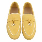 Chaussures basses en daim jaune Dulcia_