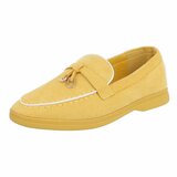 Chaussures basses en daim jaune Dulcia_
