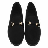 Mocassins en daim noir Elizon_