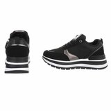 Baskets noires Alegra avec accents fumés_