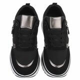 Baskets noires Alegra avec accents fumés_