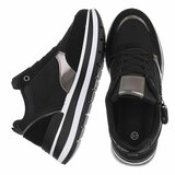 Baskets noires Alegra avec accents fumés_