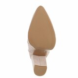 Hoge beige suede laars Dilara _