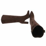 Hoge bruine suede laars Dilara _