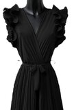 Elegante zwarte plisse jumpsuit_
