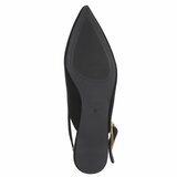 Zwarte suede slingback sandaal Annemie_