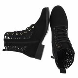 Zwart daimen enkellaarsje Dounia_