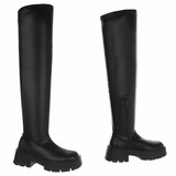 Zwarte overknee laars Cilla  _