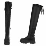 Bottes cuissardes noires pour femmes Deborah _
