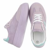 Purperen lage sneaker Stephanie_