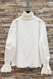 Romantische witte hemdblouse_