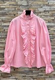 Romantische rose hemdblouse_