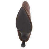 Hoge bruine suede western-biker laars Dania_