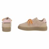 Baskets brunes kaki Lisinka_