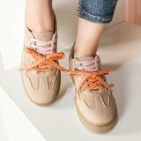 Baskets brunes kaki Lisinka_