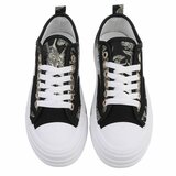 Zwarte lage sneaker Dorita_