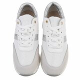 Witte lage sneaker Pera_