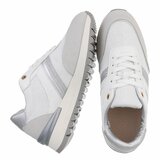 Witte lage sneaker Pera_