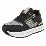 Zwarte lage sneaker Ambar_