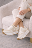 Beige lage sneaker Ambar_