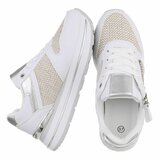 Witte lage sneaker Ambar_