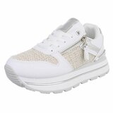 Witte lage sneaker Ambar_