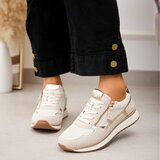 Beige lage sneaker Jenara_