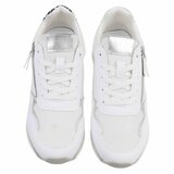 Witte lage sneaker Jenara_