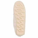 Beige suede mocassin Cora met gouden decoratie_