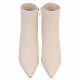 Beige enkellaarsje Cinzia _