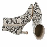 Enkellaarsje Cinzia met slangenprint_