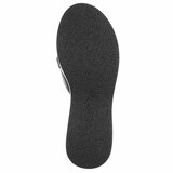 Zwarte wedge mules met goudkleurige gesp Cirilla_