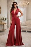 Trendy rode multy way armloze jumpsuit _