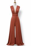 Trendy steen rode multy way armloze jumpsuit _