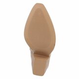 Kaki bruin daimen western-biker enkellaarsje Betsie   _