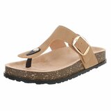 Tongs kaki Karin avec boucle et semelle confortable_