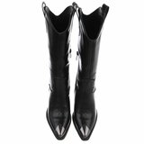 Hoge Westernlaarzen Cerile-Zwart_
