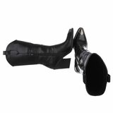 Hoge Westernlaarzen Cerile-Zwart_