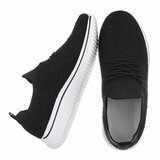 Zwarte luxe sneakers Sietske met strass details_