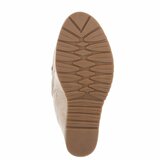 Beige hoge suede overknee laars Alexia_