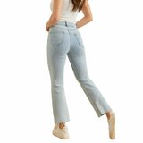 Washed light blue straight fit jeans – casual en trendy_