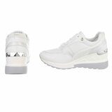Witte sneakers met sleehak Suzanna_