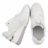 Witte sneakers met sleehak Suzanna_