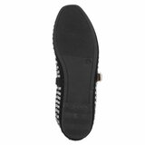 Zwarte ballerina’s  Cedy met strass steentjes en bandje_